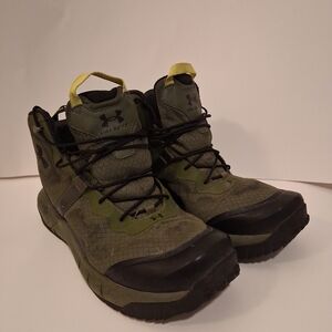 Under Armour Micro G Valsetz Mid Military Green Tactical Boots Men's Size 12.5